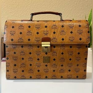 MCM VINTAGE DOCUMENT/LAPTOP BAG